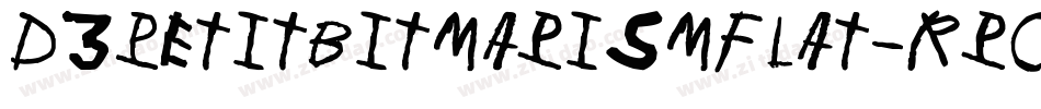 D3PetitbitmapismFlat-RpOo字体转换
