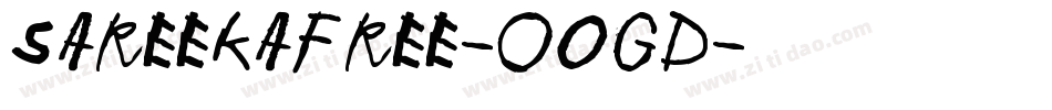 SareekaFree-OoGd字体转换
