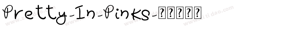 Pretty-In-Pinks字体转换