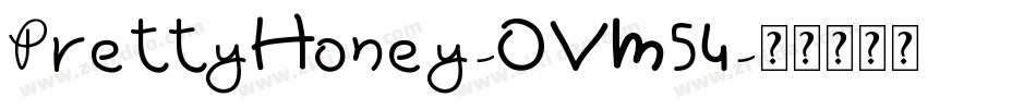 PrettyHoney-OVM54字体转换