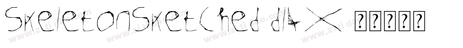 SkeletonSketched-dl4X字体转换