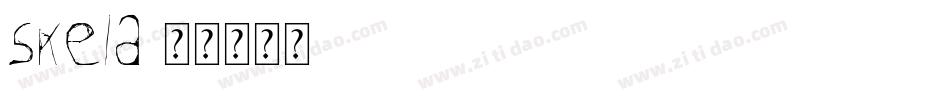 skela字体转换