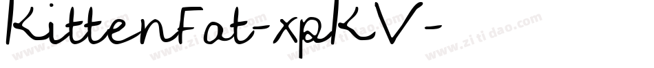 KittenFat-xpKV字体转换