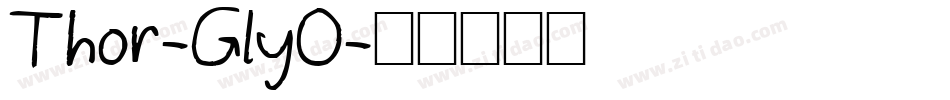 Thor-GlyO字体转换