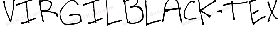 VIRGILBLACK-TEXTURED字体转换