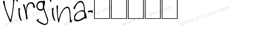 Virgina字体转换