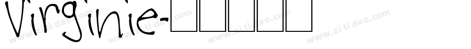 Virginie字体转换