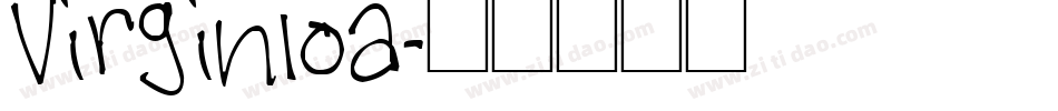Virginloa字体转换
