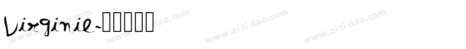 Virginie字体转换