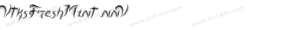 VtksFreshMint-nnV0字体转换