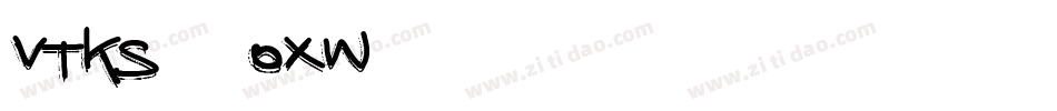 Vtks38-oxW0字体转换