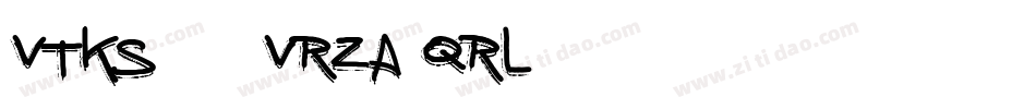 Vtks785Vrza-qRL1字体转换