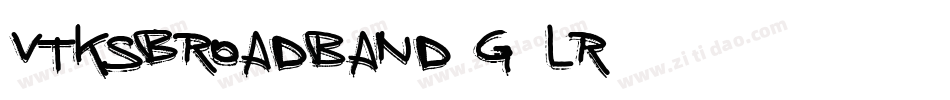 VtksBroadband-g2LR字体转换