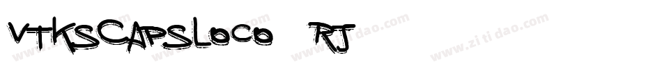 VtksCapsLoco-3RJ6字体转换