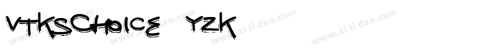 VtksChoice-4yzK字体转换