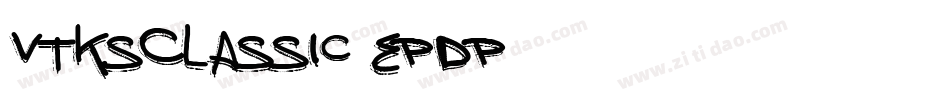VtksClassic-epdp字体转换
