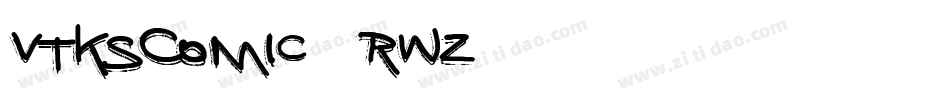 VtksComic-8RwZ字体转换