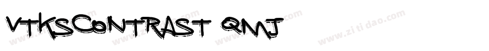 VtksContrast-qmj1字体转换