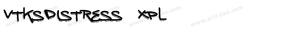 VtksDistress-9XpL字体转换