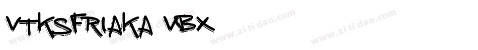 VtksFriaka-VBX6字体转换