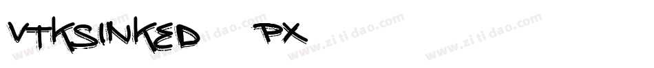VtksInked-07PX字体转换