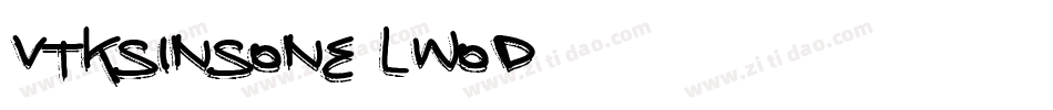 VtksInsone-lwoD字体转换