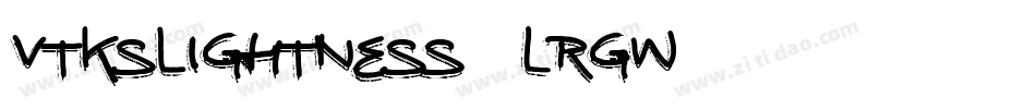 VtksLightness2-lrgw字体转换