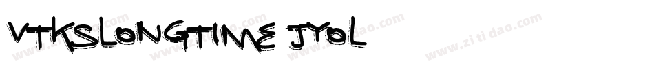 VtksLongtime-jyol字体转换
