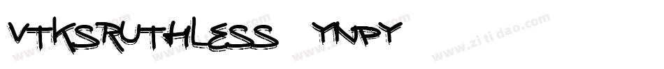 VtksRuthless-6YnpY字体转换