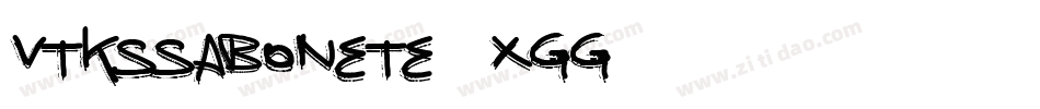 VtksSabonete-6xgg字体转换