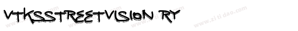 VtksStreetVision-rY38字体转换