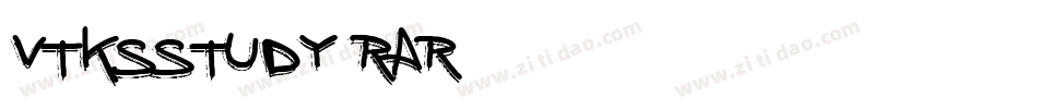 VtksStudy-RAr6字体转换