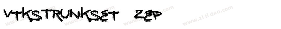 VtksTrunkset-4Zep字体转换