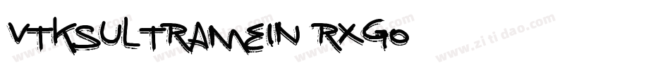 VtksUltramein-rXGO字体转换