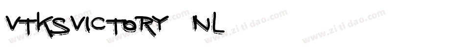 VtksVictory-6nl1字体转换