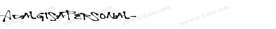 AdalgisaPersonal字体转换