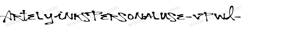 ArtelyInksPersonalUse-vpWL字体转换