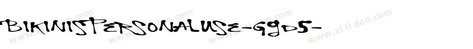 BikinisPersonalUse-gGd5字体转换