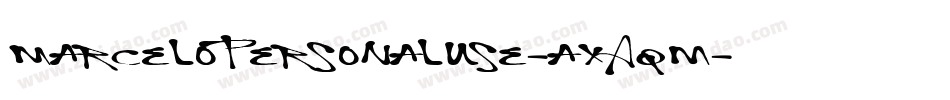 MarceloPersonalUse-axAqm字体转换