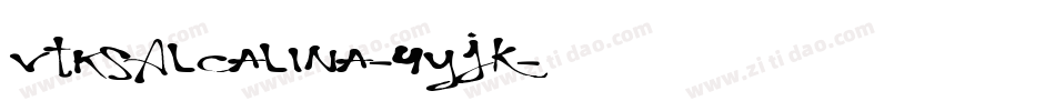 VtksAlcalina-4yJK字体转换
