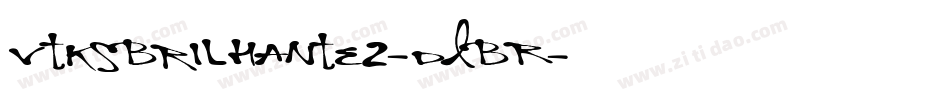 VtksBrilhante2-dLBR字体转换