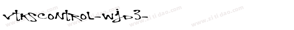 VtksControl-wJdZ字体转换