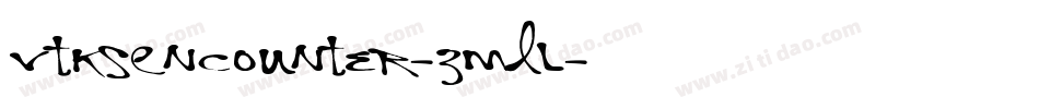 VtksEncounter-zmLl字体转换