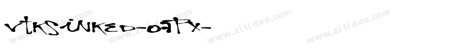 VtksInked-07PX字体转换