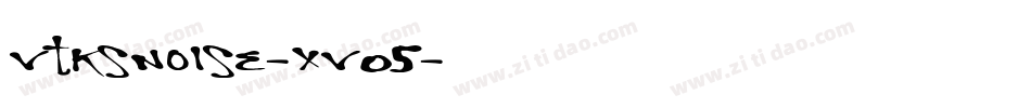 VtksNoise-xv05字体转换