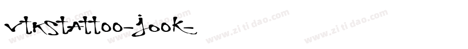 VtksTattoo-JOoK字体转换