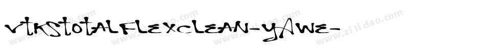VtksTotalflexclean-yAwe字体转换