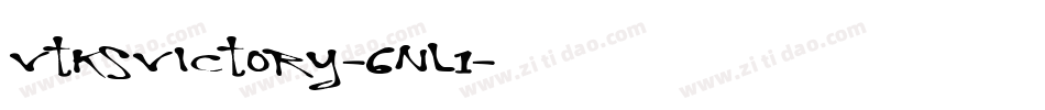 VtksVictory-6nl1字体转换