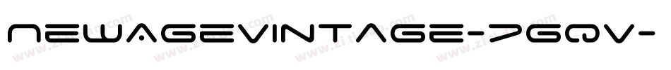 NewAgeVintage-7gqV字体转换
