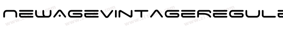 NewAgeVintageReguler-v6eM字体转换